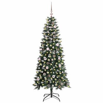 Árbol De Navidad | Decoraciones De Navidad Artificial Verde 150 Cm Pvc, Plástico Y Acero