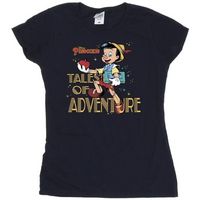 pinocchio camiseta tales of adventure para mujer
