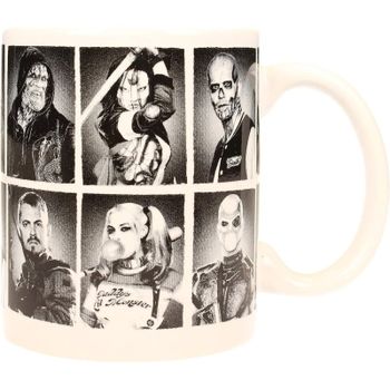Taza Personajes Escuadrón Suicida Suicide Squad Dc Cerámica 320 Mls