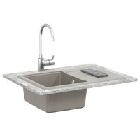 lavabo de bano moderno  lavabo gris 670 x 460 mm 80 cuarzo y 20 resina