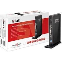 CLUB3D SenseVision USB3.0 Dual Display Docking Sta