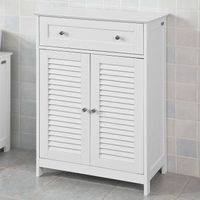 mueble auxiliar para bano con 1 cajones y 2 puertas