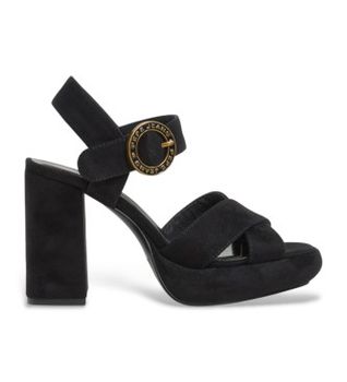 Pepe Jeans para mujer. PLS90701 Sandalias Lenny Logo negro (40), 8 a 10cm, Hebilla, Casual, Fiesta