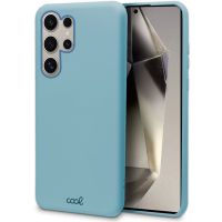 cool funda de silicona flexible celeste para samsung galaxy s24 ultra