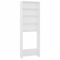 armario de lavadora blanco 64x24x190 cm vidaxl