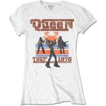 Queen Camiseta manga larga 1976 Tour para mujer