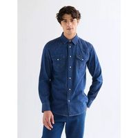 wrangler camisa manga larga 112378124-caroline creek para hombre