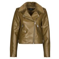 only cazadora de cuero onlvilhelma para mujer
