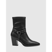 lodi botines botin a-adela negro para mujer