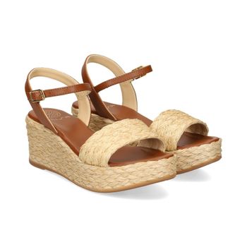 Unisa Sandalias Cuña Mujer - Marrón Talla 40