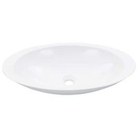 lavabo de bano moderno  lavabo 593x351x107 cm resina mineralmarmol blanco