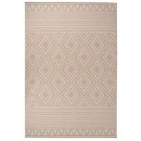 alfombra de exterior de tejido plano rayas marrones 160x230 cm vidaxl