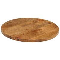 tablero de mesa  tablero escritorio redondo madera maciza de mango o 60x25 cm