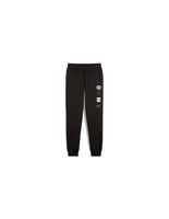 pantalon puma power graphic sweatpants fleece cl hombre negro