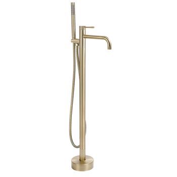 Grifo De Bañera De Suelo Venti Brush Gold