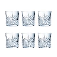 juego de 6 vasos bajos vidrio 30 cl