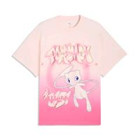 camiseta puma x pokemon shiny mew rosa