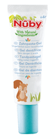 nuby gel de dientes y encias para bebes 20 gr  cepillo dedal silicona 4m