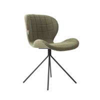 silla comoda en tejido verde