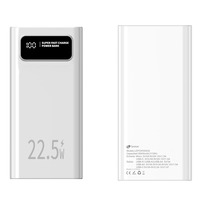 leotec powerbank 30000mah 225w pd20w blan 1 usb-c4usb-a inc usb-a a usb-c