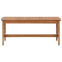 mesa de cafe - mesa de centro de madera maciza de acacia 102x50x43 cm