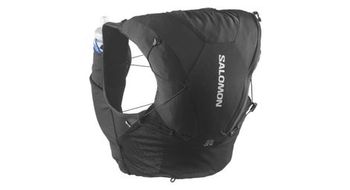 Chaqueta de hidratacion salomon adv skin 12 gris azul para mujer