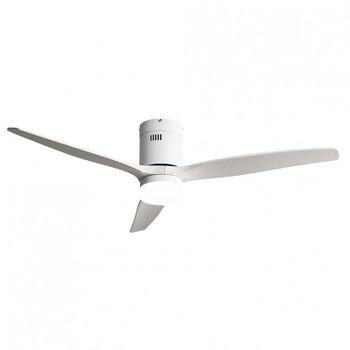 Fabrilamp Aguilon Ventilador de Techo con Luz y Mando 39W Blanco
