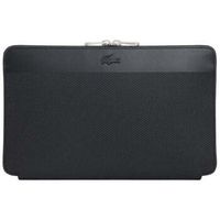 lacoste bolso bolso de mano hombre chantaco cuero negro para hombre