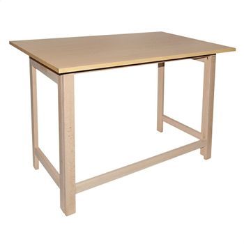 Tapa Mesa Plegable Madera, Acabado Sin Barniz, L.100 X F.60 X H.75
