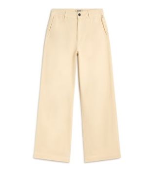 ECOALF para mujer. MCWGAPAVALLS0186S25-052 Pantalón Valls amarillo (38), Casual, Algodón, Sostenible