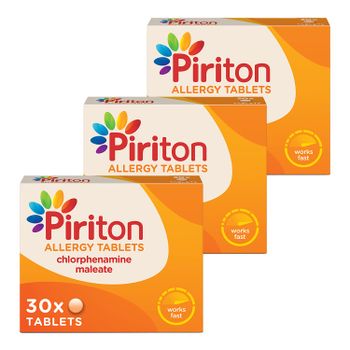 Piriton Allergy Tablets 30's- Triple Pack