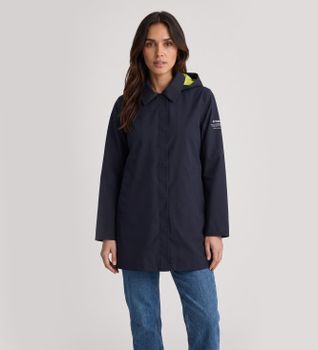 ECOALF para mujer. MCWGAJKTORME0435W26-161 Chaqueta Tormenta azul marino (XS), Casual, Poliéster Reciclado