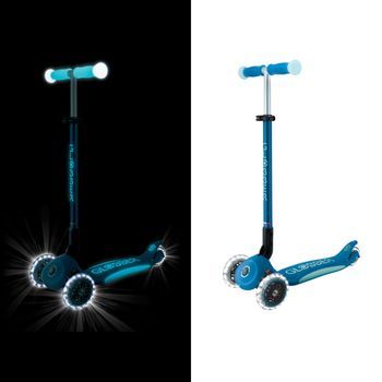 Patinete Con Ruedas Luminosas Elite, Azul
