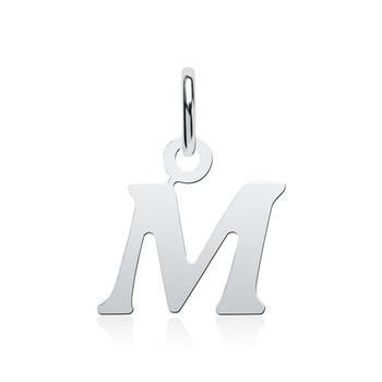 Colgante plata 925 letra M
