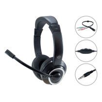 Conceptronic POLONA02BA auricular y casco Auriculares AlÃ¡mbrico Diadema Juego Negro