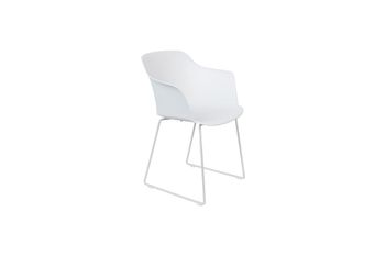 Sillón de polipropileno blanco