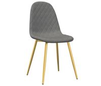vidaxl sillas de comedor giratorias 6 uds terciopelo gris claro