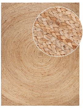 Alfombra de yute Sakira beige 160x230 cm