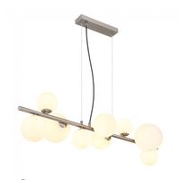 lampara de techo riha opal 9 luces