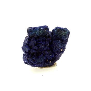 Chessylite - Pierre Natural De Francia, Chessy -les -mines - Cristal Azure Multicolor, 49.0 Ct - Certificado De Autenticidad Incluido | 24 X 18 X 16