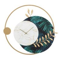 reloj de pared en metal multicolor cm 65x45x60