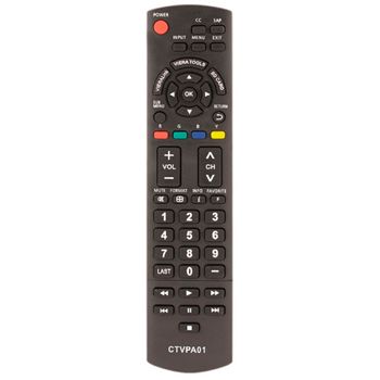 Common TV CTVPA01 - Mando a Distancia Universal (Compatible con Televisores Panasonic) Color Negro
