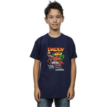 Marvel Tops y Camisetas Our Dad Superhero para niño