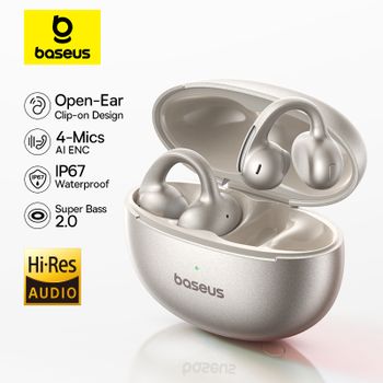Baseus MC1 Pro auriculares inalámbricos con Clip para la oreja Bluetooth 6,0 auriculares Ultra abiertos de alta resolución pendientes con Clip ENC de 4 micrófonos en los oídos