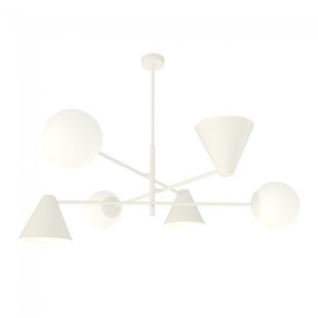 Lámpara de techo semra blanco (6 luces)