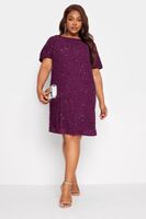 luxe vestido joya morado mujer curvy y tallas grandes luxe ultimate embellishment