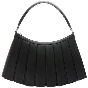 Lacoste Bolso de mano Bolso grande Lenglen Défilé de piel negro para mujer
