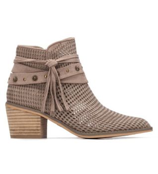 Refresh para mujer. 17518004-TAUPE Botines de Piel 175180 marrón (38), 3 a 5cm, Ante, Cremallera, Casual