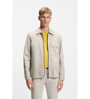 BOSS para hombre. 50553706 Chaqueta Lorum beige (M), Casual, Algodón