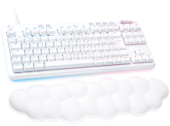 REACONDICIONADO Seminuevo Muy bueno Teclado gaming - Logitech G G713 Linear Aurora Collection, USB, Reposamanos, Retroiluminación, RGB Lightsync